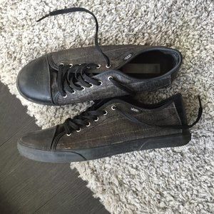 VANS lace up flat sneakers